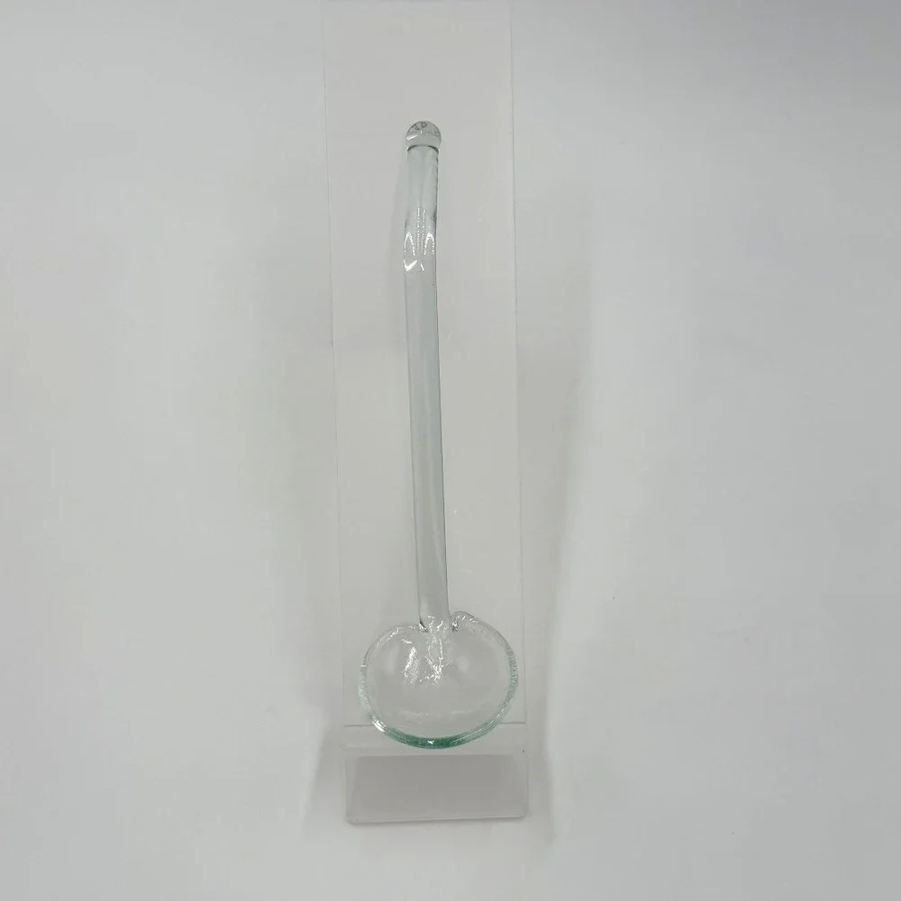 Vintage Hand‎ Blown Glass Honey Dipper Wand Drizzler Clear Mid Century Kitchen